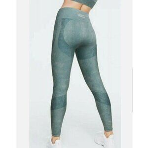 Victoria's Secret Pink Seamless Leggings XS Blue green workout gym yoga bottoms